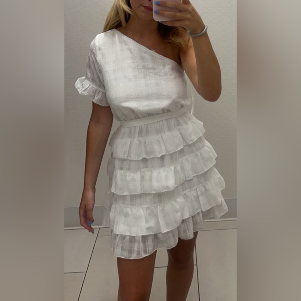 Bloomingdale’s Ruffled Dress (brand Stellah)